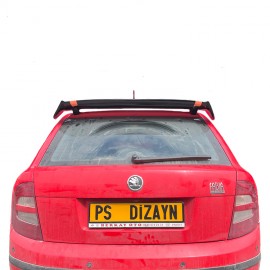 Skoda Fabia ( 2006 - 2014 ) Üniversal Plastik Spoiler